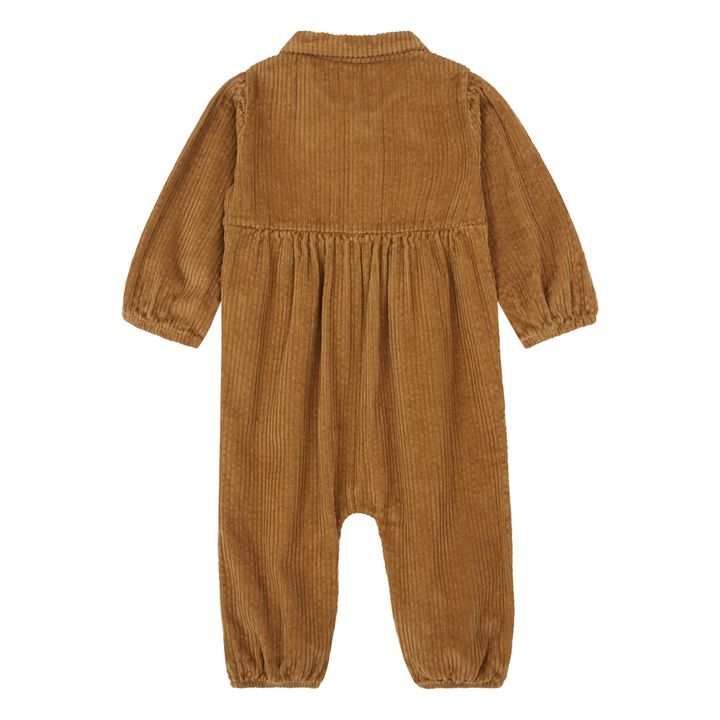 Corduroy Baby Jumpsuit Camel- Imagen del producto n°1