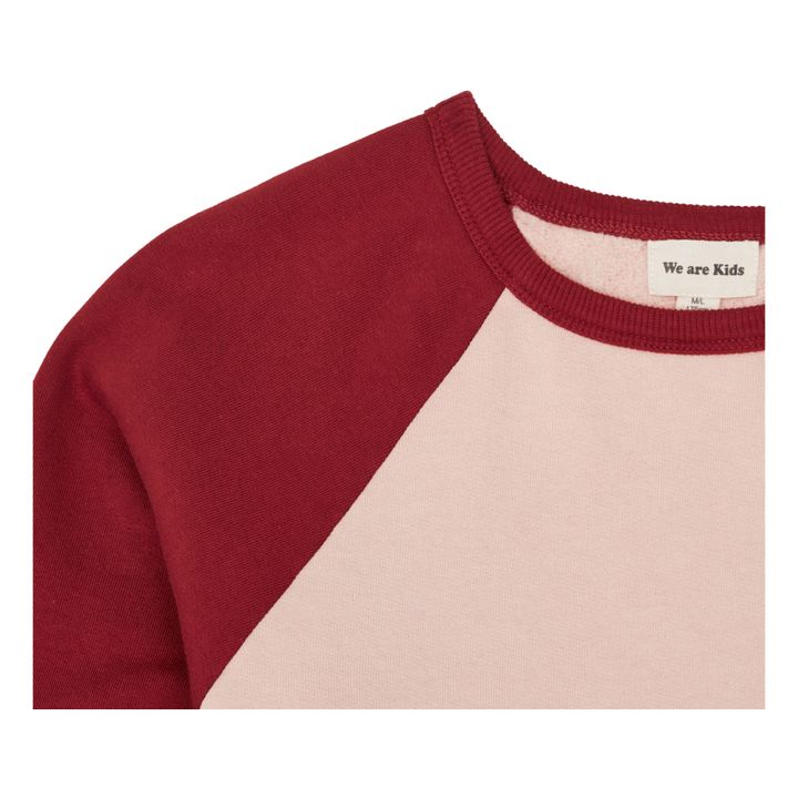 Henri Organic Cotton Fleece Sweatshirt Rosa- Imagen del producto n°1