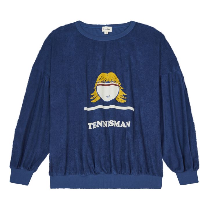 Tony Organic Cotton Fleece Sweatshirt Azul- Imagen del producto n°0