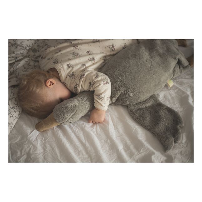 Peluche bouillotte Oie | Gris