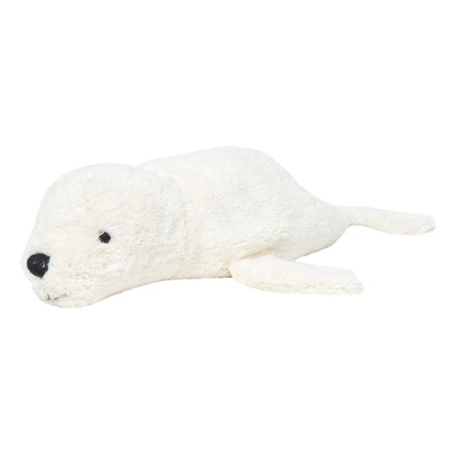 Seal Soft Toy Heat Pack Weiß