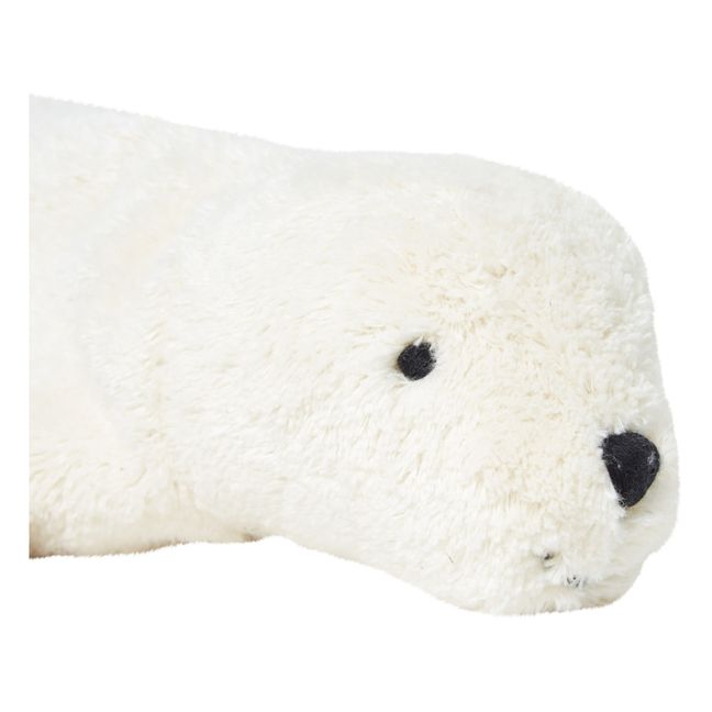 Peluche-borsa dell'acqua calda, motivo: foca | Bianco