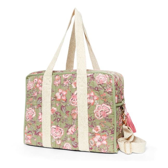 Lilio Organic Cotton Overnight Bag | Khaki