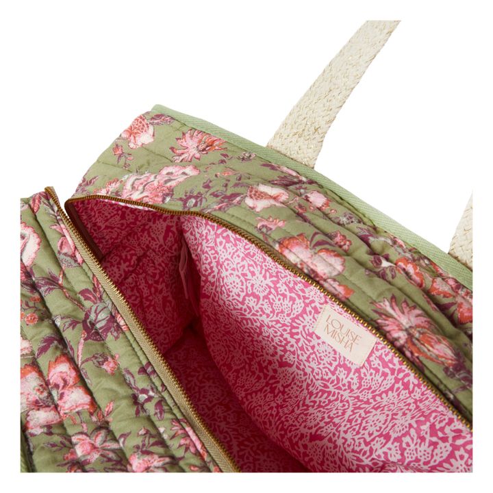 Lilio Organic Cotton Overnight Bag | Khaki- Product image n°3