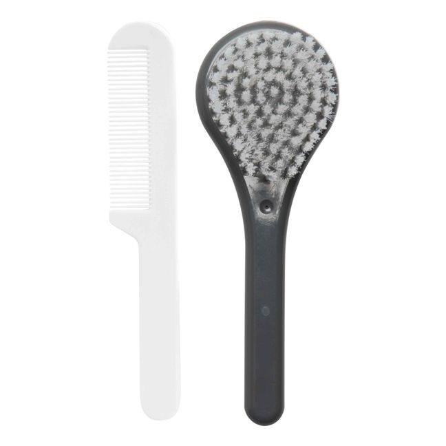 Baby Brush and Comb Set | Grigio scuro