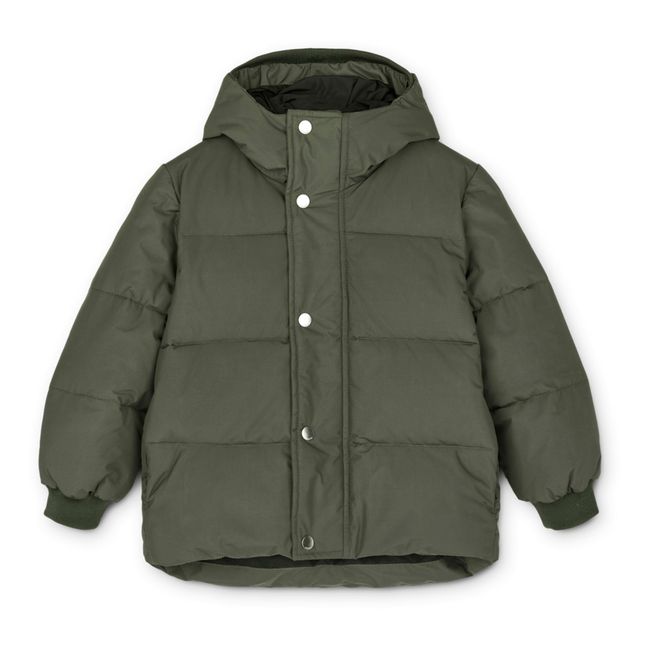 Palle Recycled Polyester Puffer Jacket | Dunkelgrün