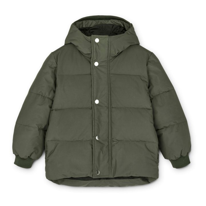 Palle Recycled Polyester Puffer Jacket | Chrome green- Product image n°0