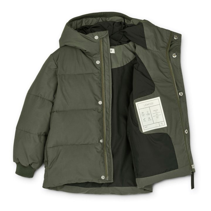 Palle Recycled Polyester Puffer Jacket | Chrome green- Product image n°4