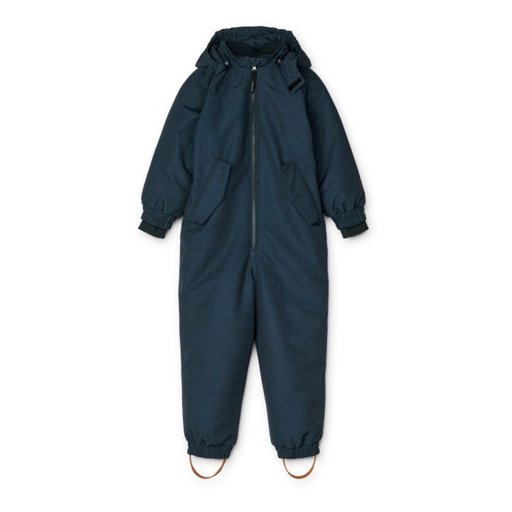 SNE Recycled Polyester Ski Suit | Navy blue- Product image n°0