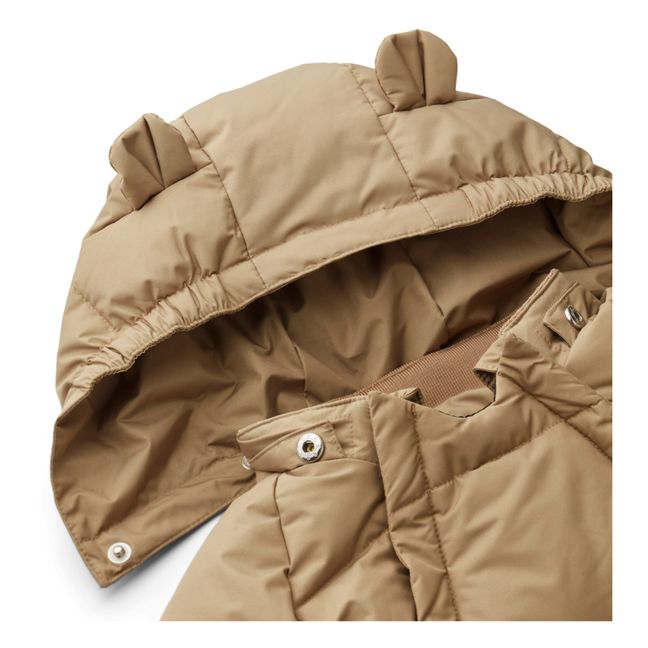 Sylvie Recycled Polyester Ski Suit | Beige