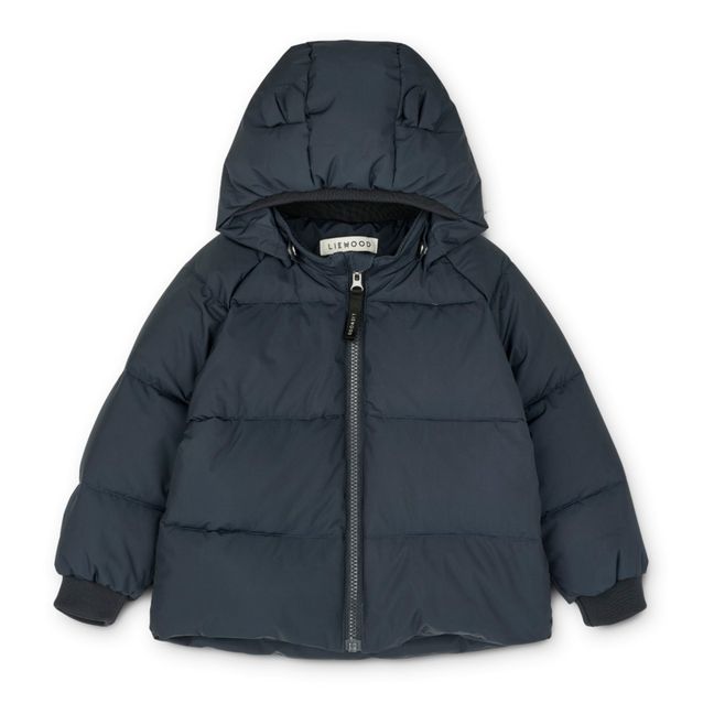 Polle Recycled Polyester Puffer Jacket | Navy blue
