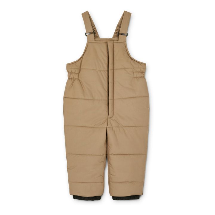 Olive Recycled Polyester Ski Trousers | Beige- Product image n°0