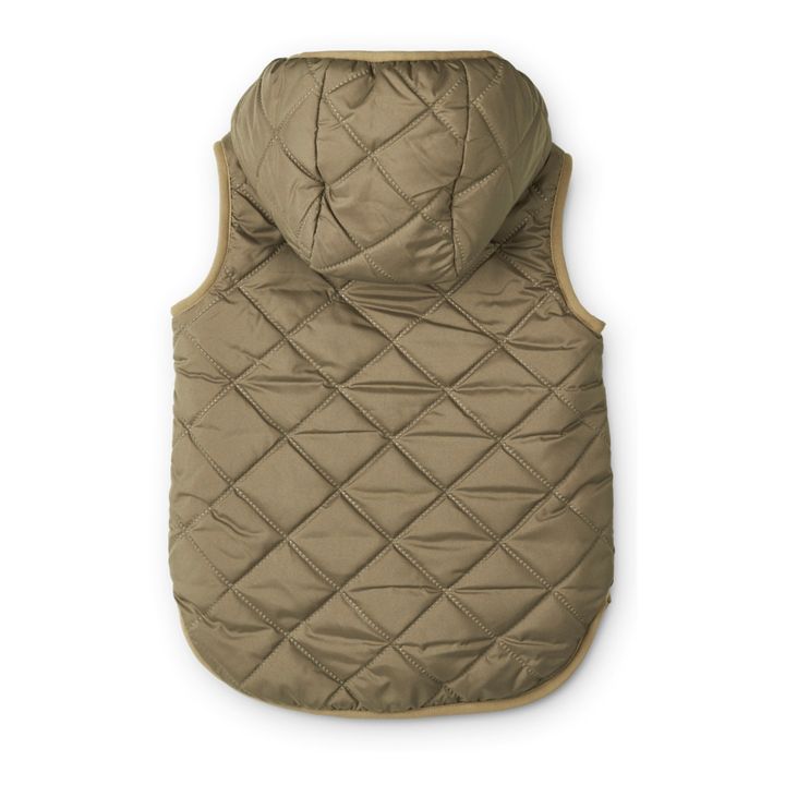 Diana Recycled Polyester Puffer Vest | Caramel- Product image n°1