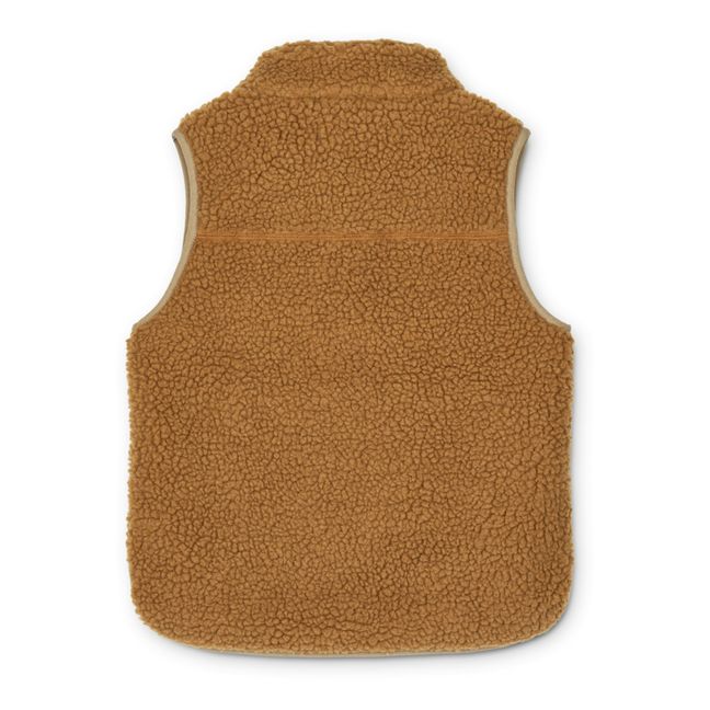 Vada Recycled Polyester Vest | Caramelo