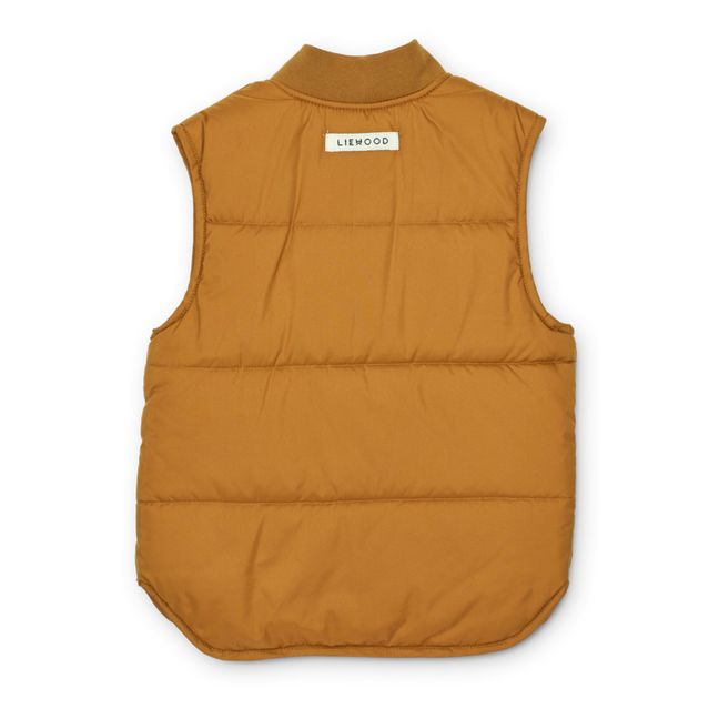Allison Recycled Polyester Vest | Caramello