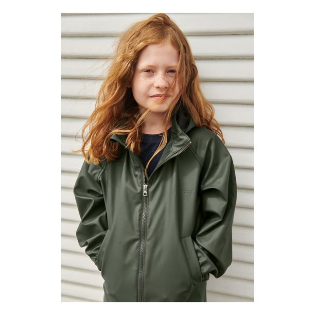 Moby Recycled Polyester Rain Set Dark green