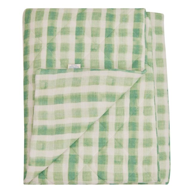 Couverture matelassée en coton bio 90x110 cm | Edamame