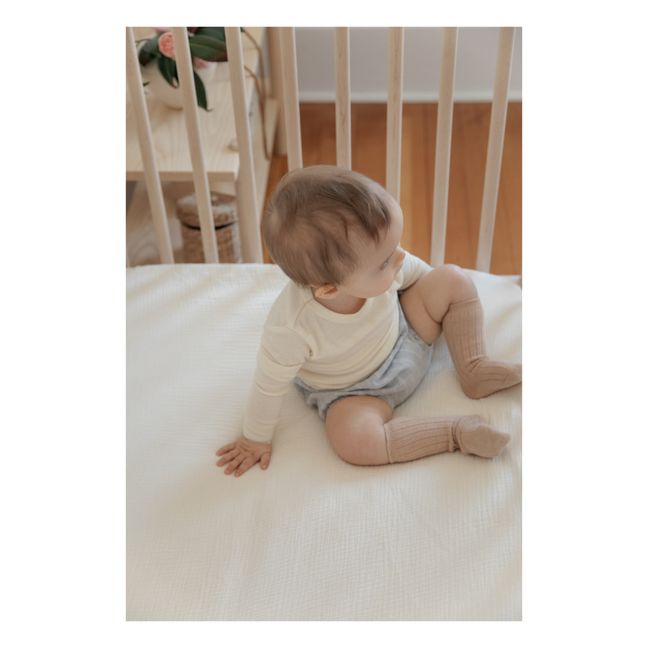 Lenzuolo con angoli in cotone organico 60x120 cm | Oat