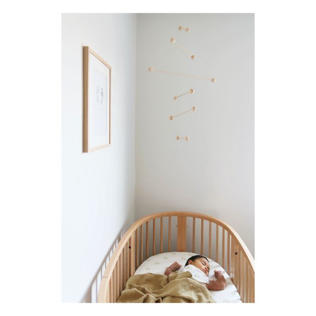 Lenzuolo con angoli in cotone organico 60x120 cm | Pear