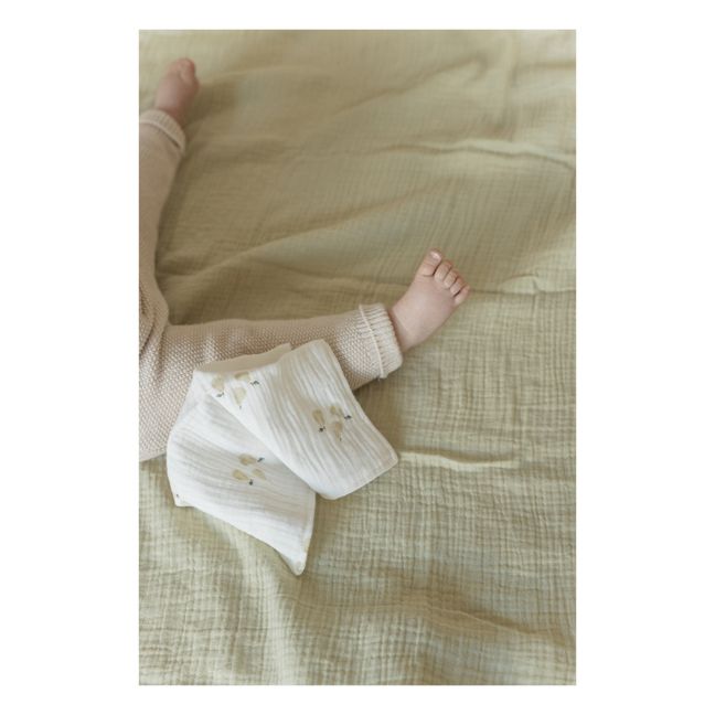 Organic Cotton Swaddling Cloth - 120 x 120 cm | Pea