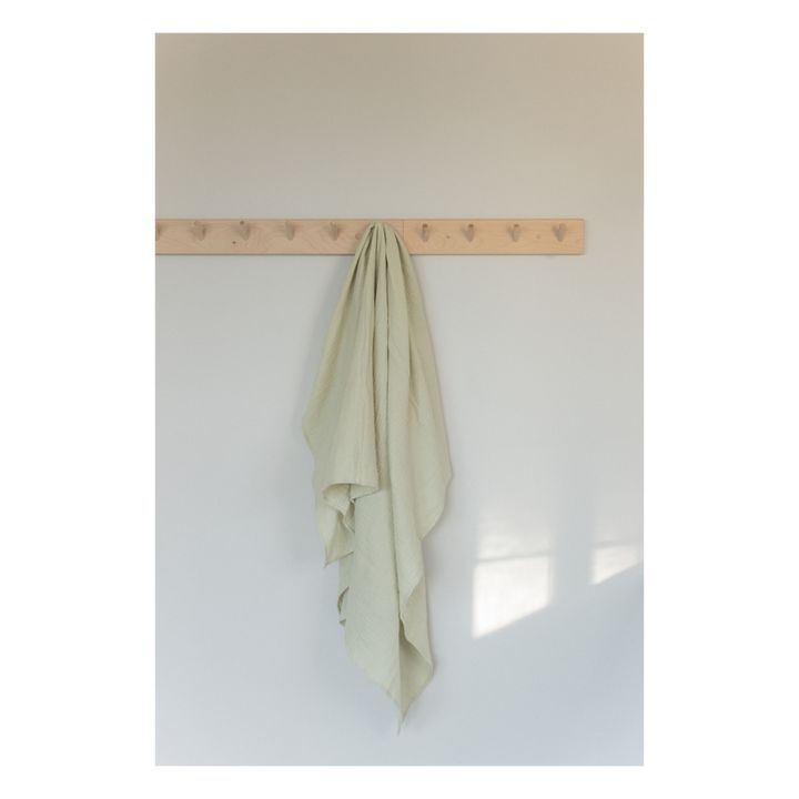 Organic Cotton Swaddling Cloth - 120 x 120 cm | Pea- Imagen del producto n°3
