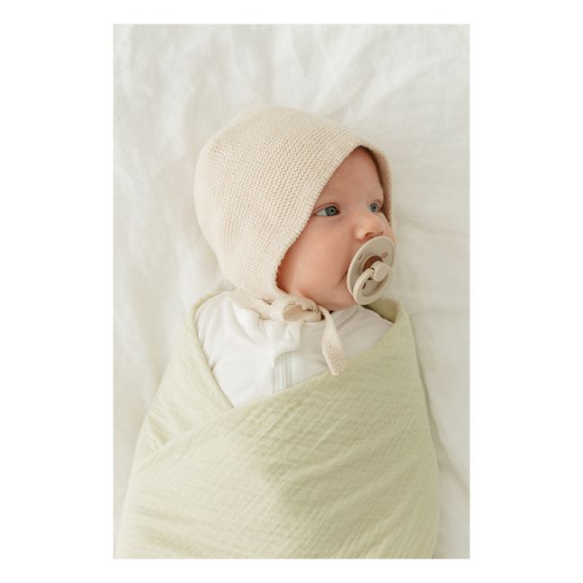 Organic Cotton Swaddling Cloth - 120 x 120 cm | Pea