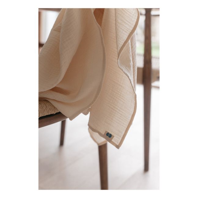 Organic Cotton Swaddling Cloth - 120 x 120 cm Seidenfarben