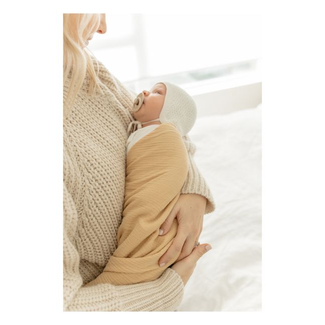 Lange d'emmailottage en coton bio 120x120 cm | Miso