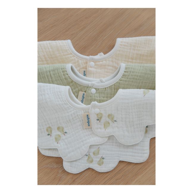 Lätzchen Blütenblätter aus Bio-Baumwolle - 3er-Set | Garden