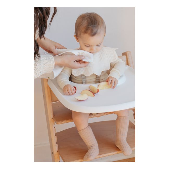 Bavaglini con petali, in cotone bio - Set di 3 | Bloom