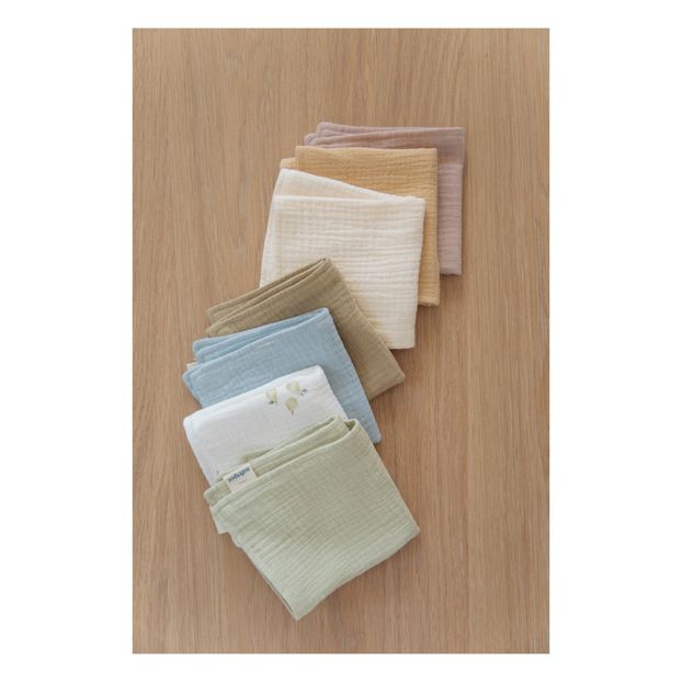 Soft Spot - Serviettes Pear en coton bio - Set de 7 (Soft Spot) - Couverture