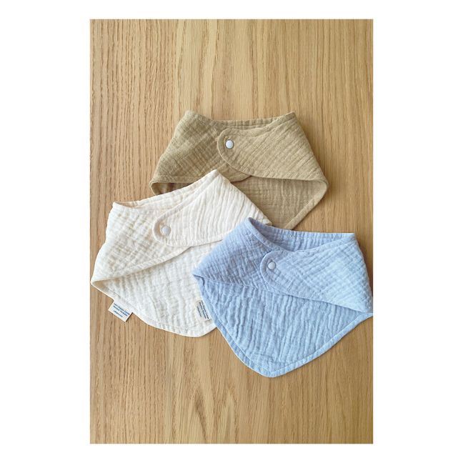 Bavoirs bandana en coton bio - Set de 3 | Dream