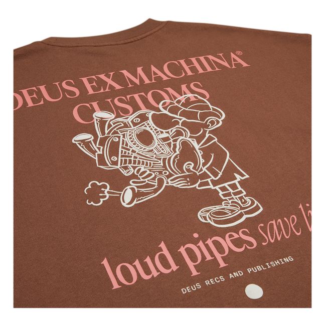 Pipes T-shirt | Brown