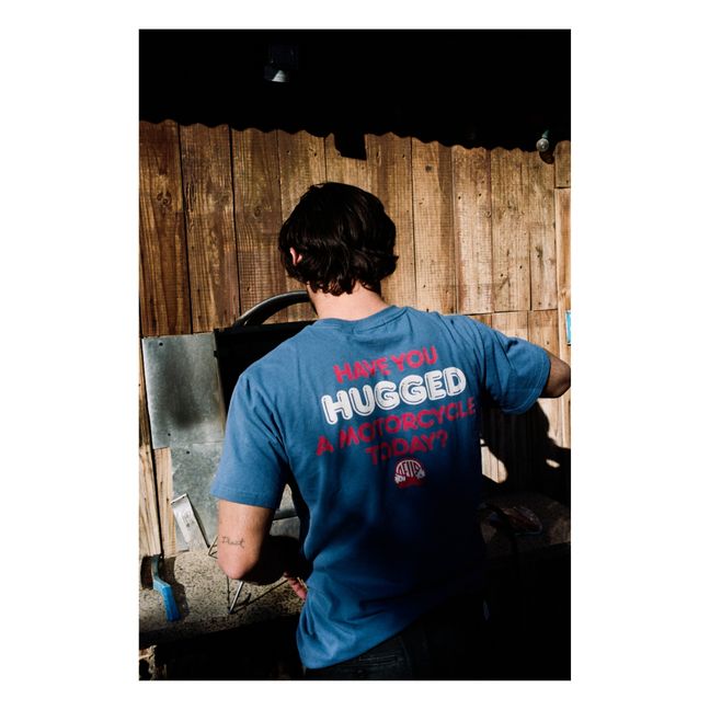 T-shirt Rhinestone | Bleu roi