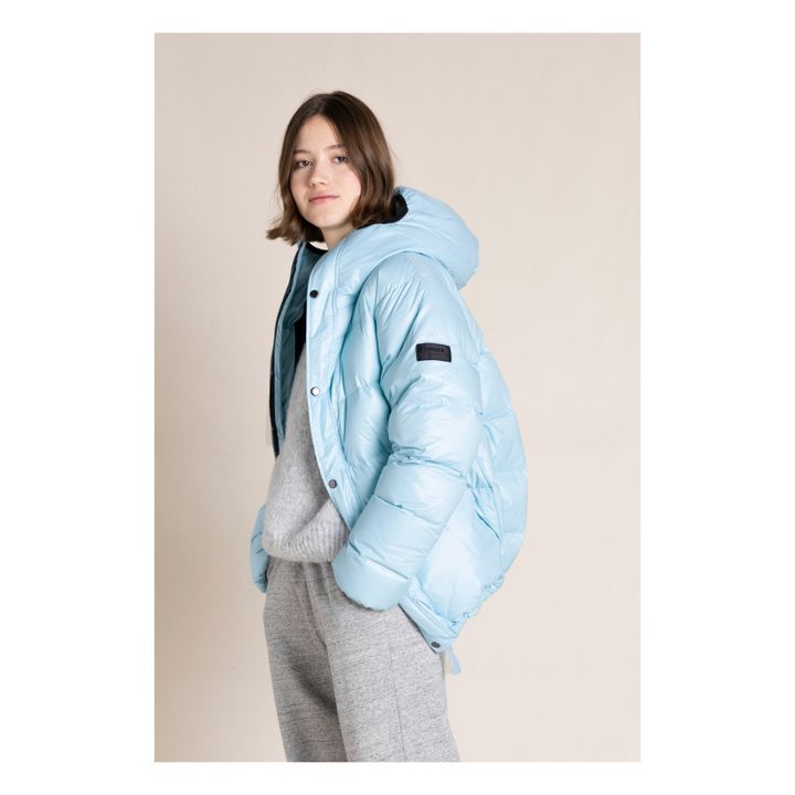 Snowflow Puffer Jacket | Pale blue- Product image n°1