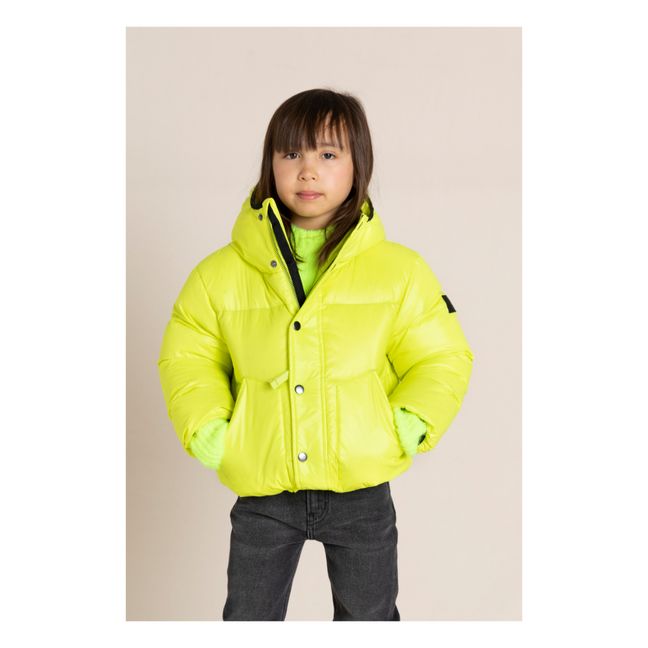 Snowflow Puffer Jacket | Fluorescent yellow