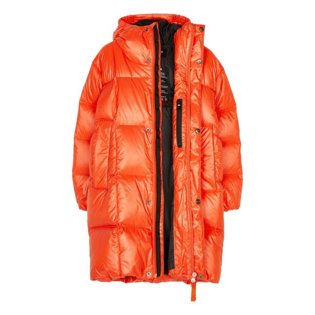 Snowlong Puffer Jacket | Rosso