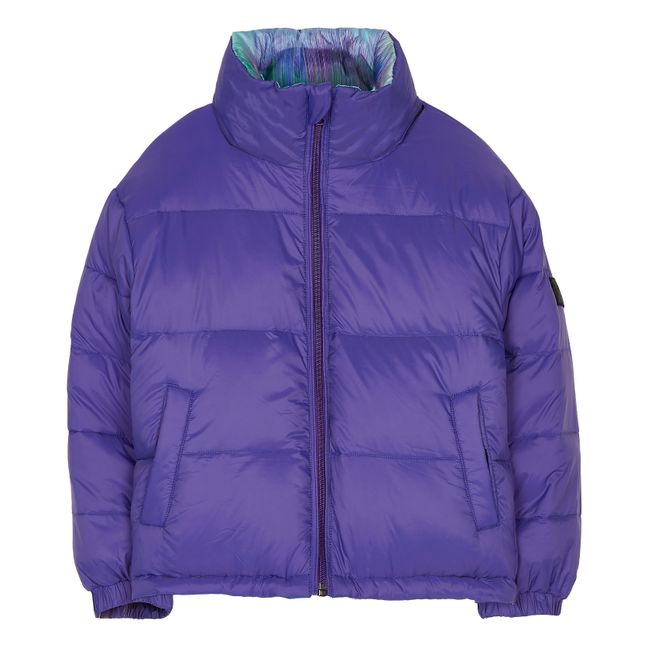 Snowty Reversible Puffer Jacket | Purple