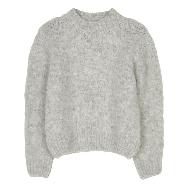 Jersey de lana de alpaca Lona | Gris Antracita