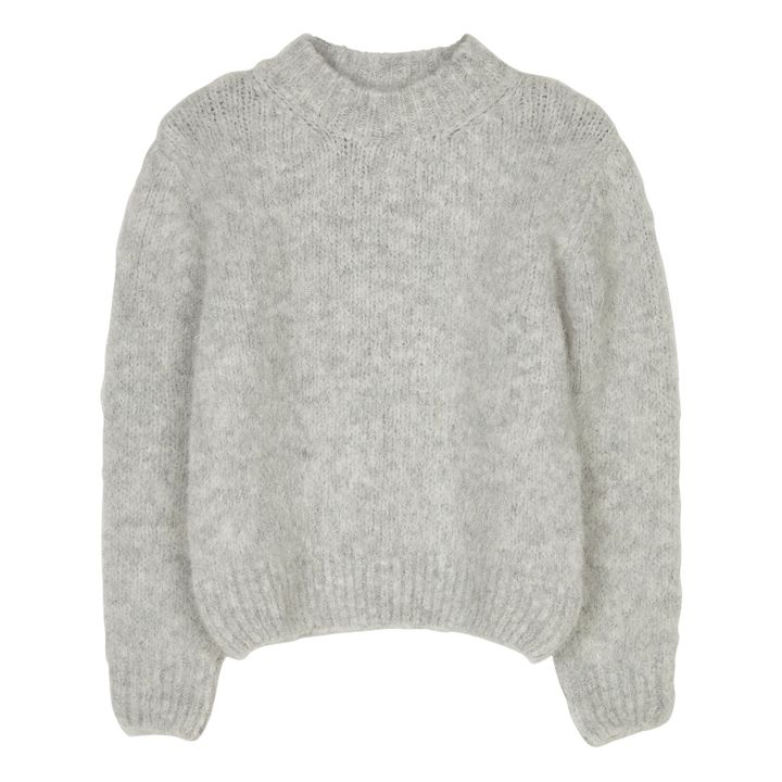 Lona Alpaca Wool Jumper | Charcoal grey- Product image n°0