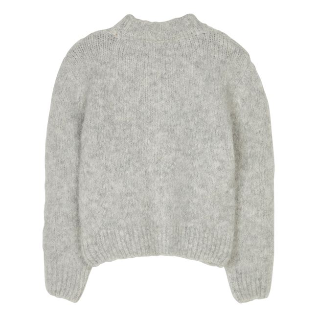 Jersey de lana de alpaca Lona | Gris Antracita