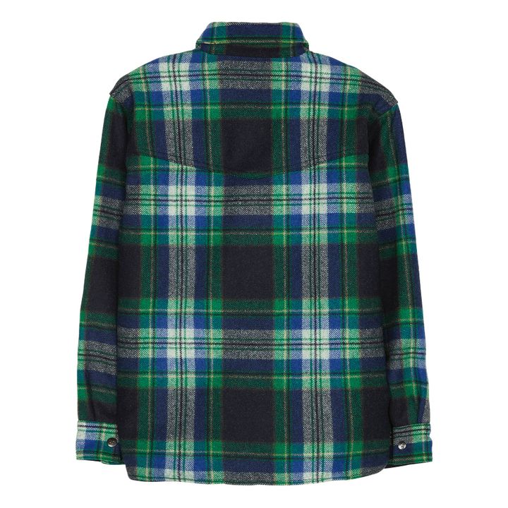 New Dusk Woollen Shirt | Verde- Immagine del prodotto n°2