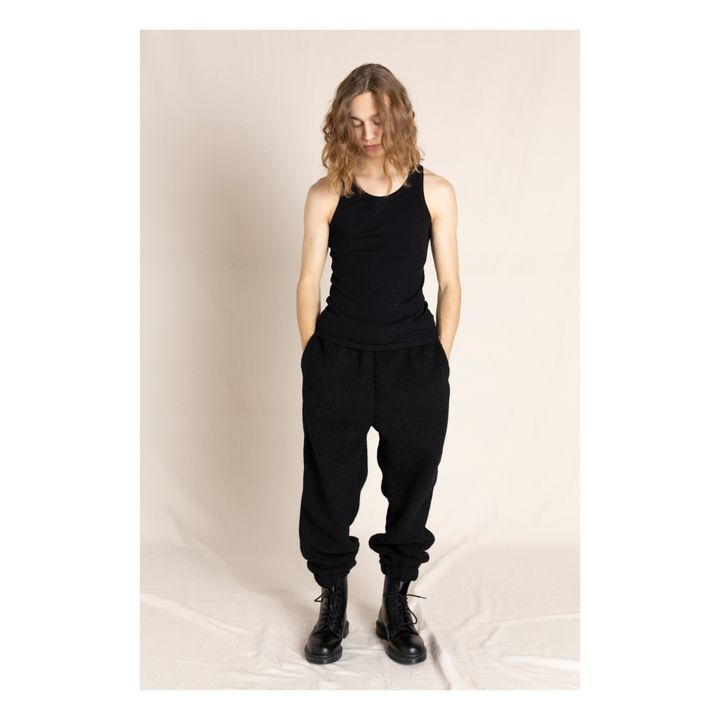 Connie Sherpa Joggers | Black- Product image n°1