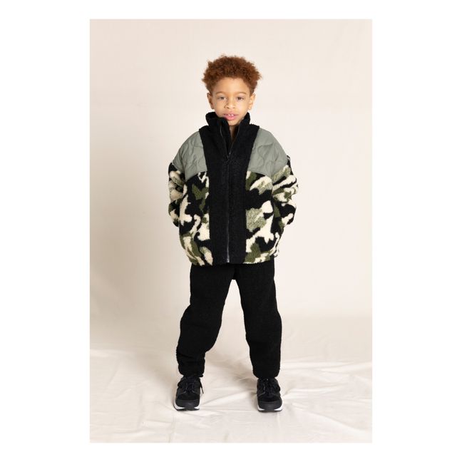 Connie Sherpa Joggers | Schwarz