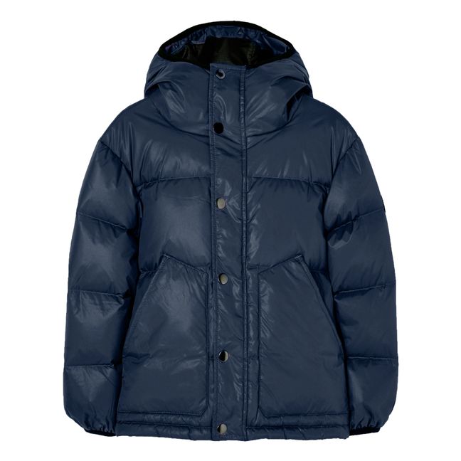Snowflow Down Jacket | Navy blue