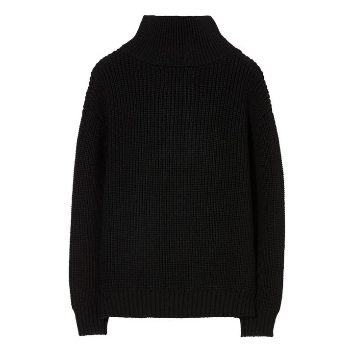 Sasha Merino Wool Jumper | Black- Product image n°1
