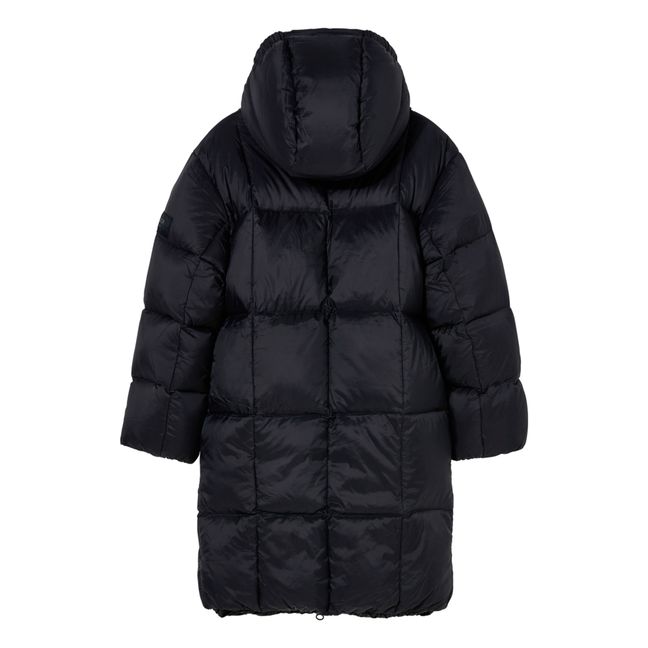 Lange Daunenjacke Snowlong | Schwarz