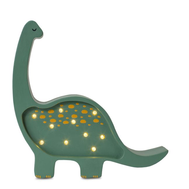 Lampada da appoggio mini, motivo: dinosauro | Verde