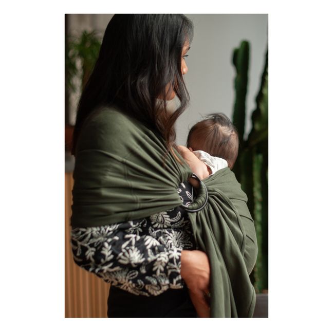 Organic Cotton Baby Sling | Olive green