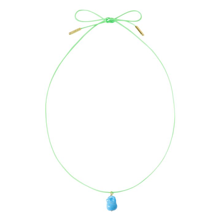 Baroque Pear Ankle Bracelet | Verde- Imagen del producto n°0